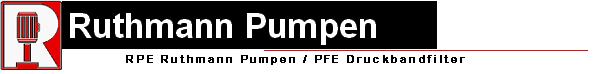 Ruthmannpumpen und Druckbandfilter Logo